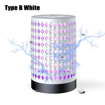 Bakeey Mosquito Killing Lamp 360 Degrees Trapping USB Charging Cable... (COLOR: BLACK | TYPE: TYPEB)