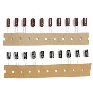 360pcs 15 Value 50V Electrolytic Capacitor 1UF-2200UF Assortment Kit