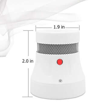 Bakeey Smart Smoke Detector WiFi Smoke Sensor Networked Smoke Alarm Work with Smart Life Tuya APP