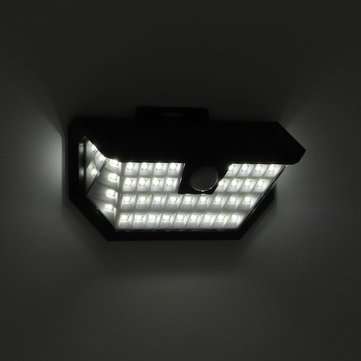 48 LED Solar Powered Wall Light Wide Angle Motion Sensor Outdoor Fence Lamp IP65