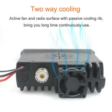 BAOJIE Dual Band Car Mobile Radio BJ-318 VHF 136-174Mhz UHF 400-490MHz 256CH 25W Two Way Radio FM Tr