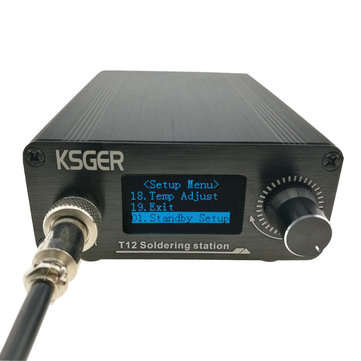 KSGER V2.01 T12 Temperature Digital Controller Soldering Station Electric Soldering Iron Tips 9501 A