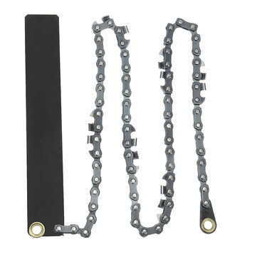24 Inch Chain Saw Portable Survival Pocket Chainsaw Branch Tree Cutter Hand Tool