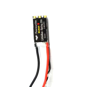 Only 4g Favourite FVT LittleBee Spring 20A ESC BLHeli_S 2-4S Dshot Mulitshot OneShot for RC Drone FP
