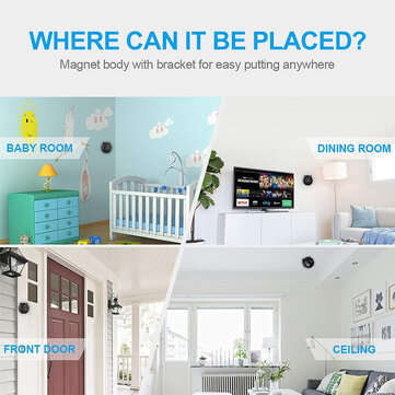 Little Bear Baby Monitor Mini IP Camera Night Vision Wifi Camera Motion Detections Recorder IP Camer