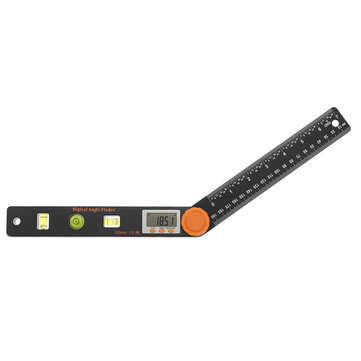 4 In1 Digital Protractor Angle Ruler Spirit Level Universal Level Ruler Woodworking Electronic Angle