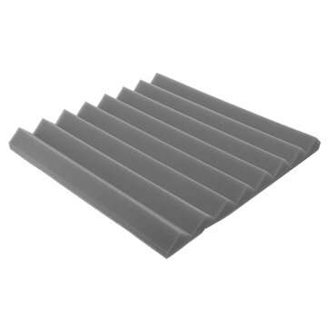 4PCs Acoustic Panels Tiles Studio Sound Proofing Insulation Closed Cell Foam (COLOR: GREY)