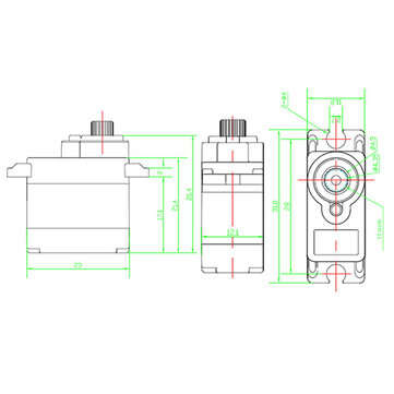 Goteck GS-D9018MG 9g Metal Gear Digital Servo for RC 250 450 RC Helicopter Airplane Boat Car