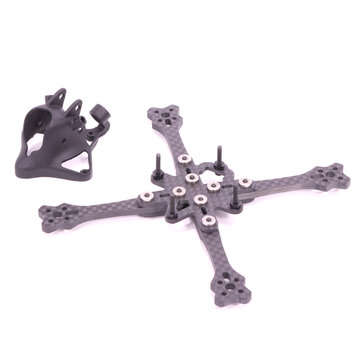 AlfaRC Peter 112A 112mm Wheelbase 3K Carbon Fiber 3 Inch Freestyle Toothpick Frame Kit for RC FPV Ra