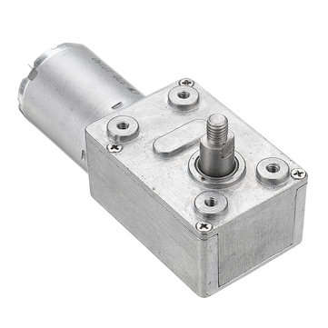 MACHIFIT JGY370 Worm Gear Motor DC 6V 55rpm Reduction Reversible Self-Locking Motor