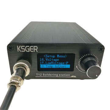 KSGER V2.01 T12 Temperature Digital Controller Soldering Station Electric Soldering Iron Tips 9501 A