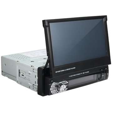 7 Inch 1 DIN Car Stereo Radio Auto MP5 MP4 MP3 DVD Player Retractable bluetooth Touch Screen USB AUX