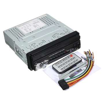 7 Inch 1 DIN Car Stereo Radio Auto MP5 MP4 MP3 DVD Player Retractable bluetooth Touch Screen USB AUX