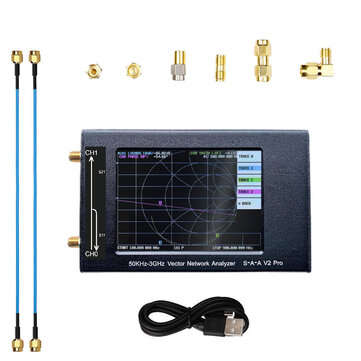 LZ3G S-A-A V2 Pro Vector Network Analyzer 3.2 Inch Digital Nano VNA Tester MF... (TYPE: WITHBATTERY)
