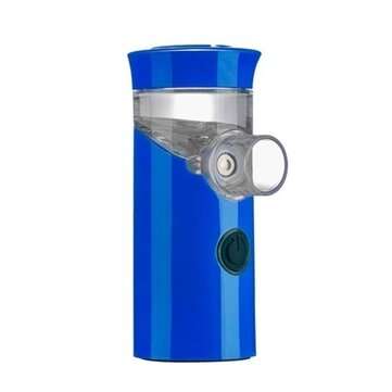 Children Adult Ultrasonic Nebulizer USB Handheld Silent Household Portable Micro-Ne... (COLOR: BLUE)