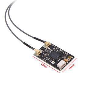 AGFRC MRFS01 2.4G FASST Mini Receiver Compatible SBUS RSSI Output for Mini RC Drone FPV Racing