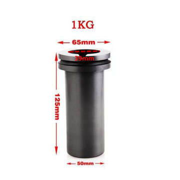 99.9% High Purity Graphite Casting Melting Crucible 1/2/3KG (WEIGHT: 1KG)