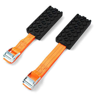 2pcs Tire Chain Belt Tire Mud Chain Hard Wearing Snow Chain