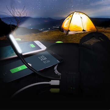 ALLPOWERS 21W Solar Charger with 10000mAh Battery, 3 USB Ports(USB-C and USB-A) SunPower Solar Panel