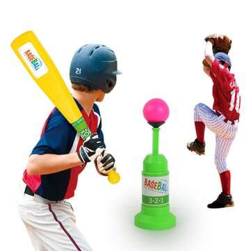 Kids Baseball Set Automatic Launcher Baseball Toys Children Indoor Outdoor Sports Toys