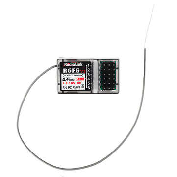 Radiolink R6FG V3 2.4G 6CH FHSS Receiver Gyro Inside for RC6GS V2/RC4GS V2/T8S/T8FB RC Transmitter
