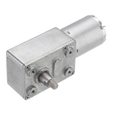 MACHIFIT JGY370 Worm Gear Motor DC 6V 55rpm Reduction Reversible Self-Locking Motor