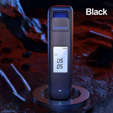Mini LCD Digital Breath Alcohol Tester Personal Breathalyzer Analyzer Detector (COLOR.: BLACK)