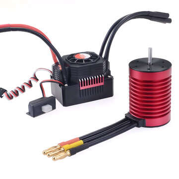 SURPASS HOBBY F540 Brushless Waterproof Motor 4370KV+45A Waterproof ESC For 2S 1/12 3S 1/10 Off Roa