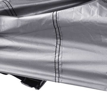 38x20" Patio Fire Pit Cover Waterproof Gas Grill BBQ Cover 420D Storage Bag