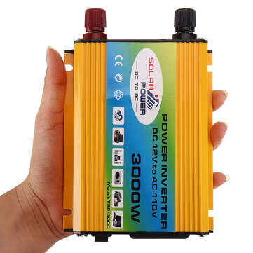 1200W Peak Car Power Inverter DC 12V To AC 110V 60Hz Converter Modified Sine Wave Mufti-Protection w