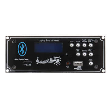2.1 Bluetooth Car Audio Decoder Board MP3 Player Decoding Module with USB Aux DIY for Amplifiers Boa