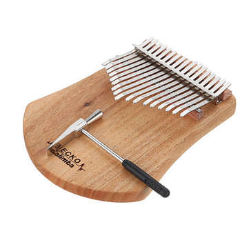 GECKO K17CAS 17 Keys Kalimba Camphor Wood Thumb Finger Piano with Bag Set