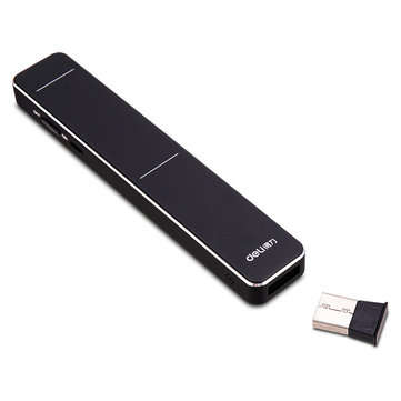 Deli 50601 Rechargeable Wireless Presenter Laser Flip Pen Air Mouse PPT Laser Page Pen Clicker Prese
