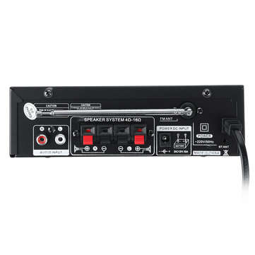 BT-198A 300W+300W Power Car Amplifier HIFI Digital Audio bluetooth AMP FM Radio For Car/Home/Theate