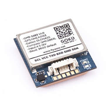 FLYWOO GM8-5883 V1.0 GPS GLONASS Module with Compass Dual Module for Flight Controller RC Drone FPV