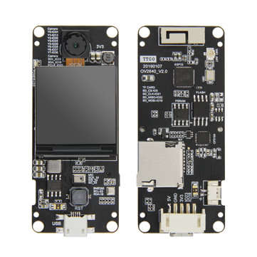 LILYGO TTGO T-Camera Plus ESP32-DOWDQ6 8MB SPRAM OV2640 Camera Module 1.3 ... (TYPE: FISH-EYELENS)
