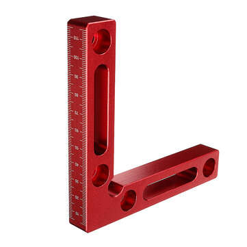 Drillpro Upgrade Aluminium Alloy 90 Degree 120x120mm Precision Clamping Square Woodworking L-Shaped