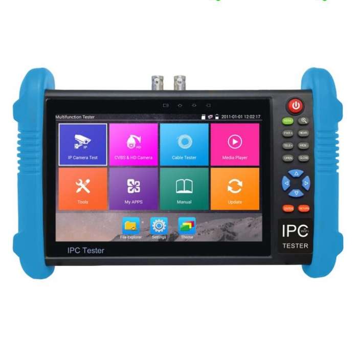IPC9800Plus+ 7 Inch IP CCTV Tester Monitor Analog CVBS Camera Tester H.265 4K Video Testing Support