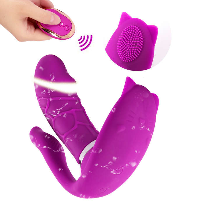 Heating Wearable Dildo Vibrator for Women Masturbator Panties G Spot Clitoris S