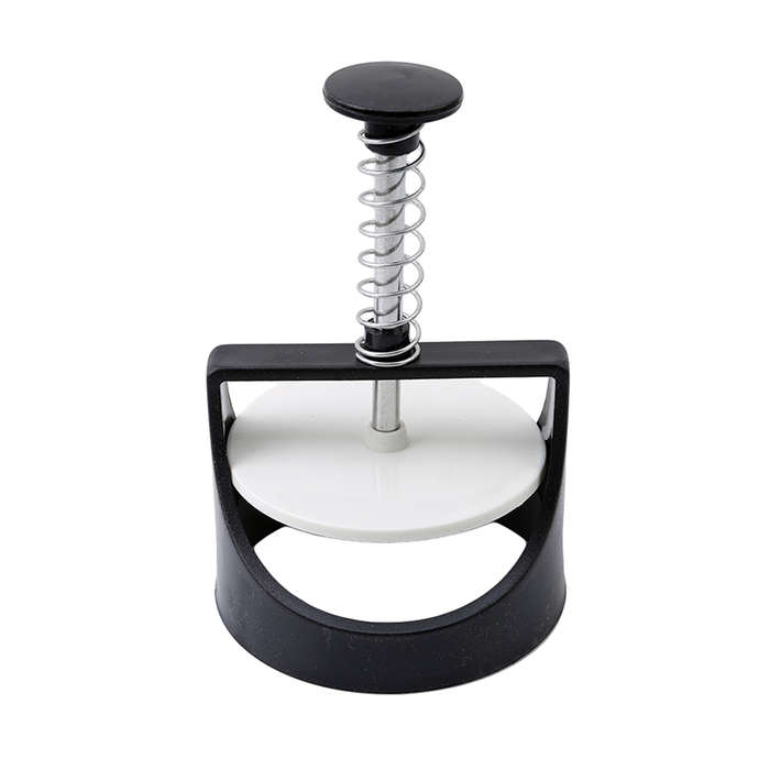 New Plastic Burger Press Slider Patty Mold Stainless Steel Meat Press Maker Cook