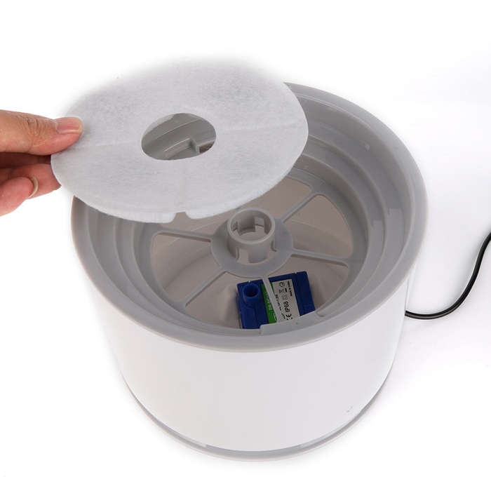 2.4L LED Automatic Electric Pet Water Fountain Electric Filter Mute Wate