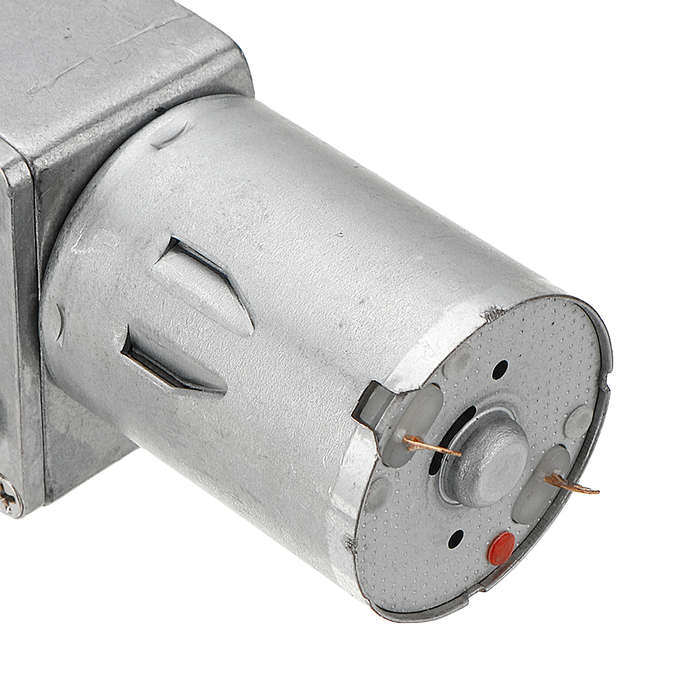 Machifit JGY370 50mm-M6 Screw Worm Gear Motor DC 12V 18/23RPM