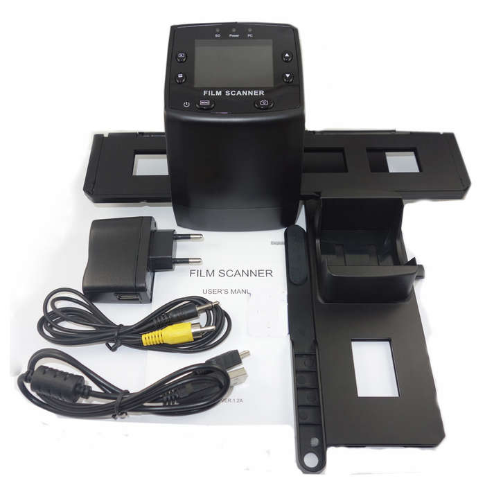 Wimi EC717 5MP Negative 2.4 inch Digital LCD Slide Film Scanner Supports 35mm Film (Adaptor EU)