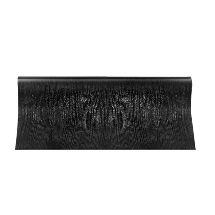 Black Wood Looking Textured Self Adhesive Decor Contact Paper Vinyl Shelf Liner Wall Paper (Size 2M)