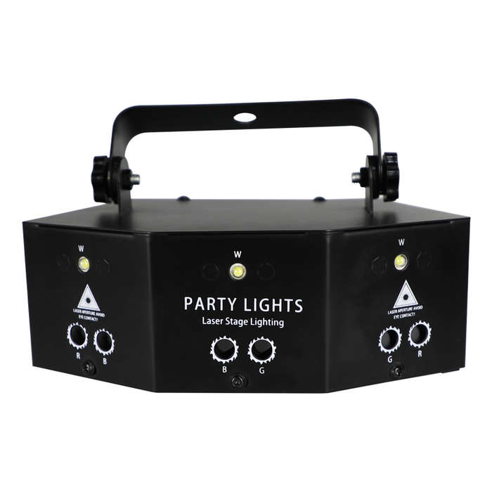 Laser LED Light Remote 9-EYE RGB DMX Projector Strobes DJ KTV Disco St