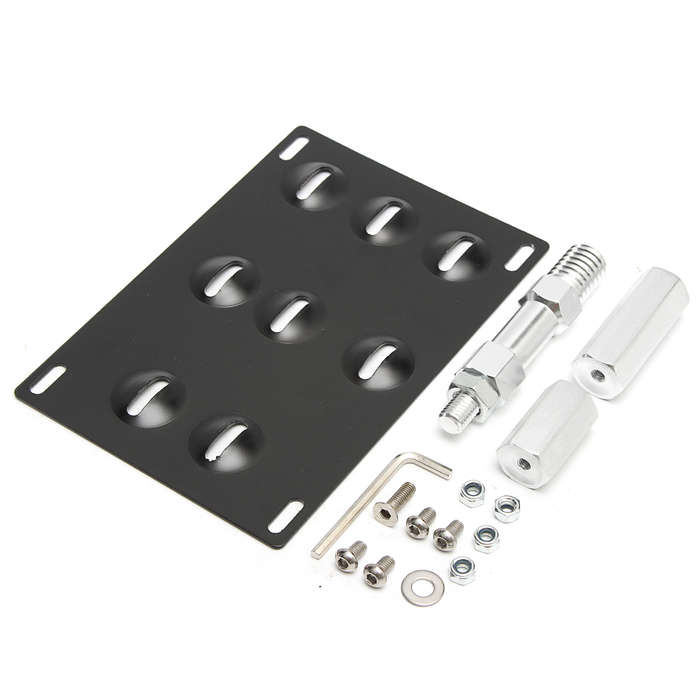 Front Bumper Tow Hook License Plate Mount Bracket For BMW 2 3 4 5 X M Z i