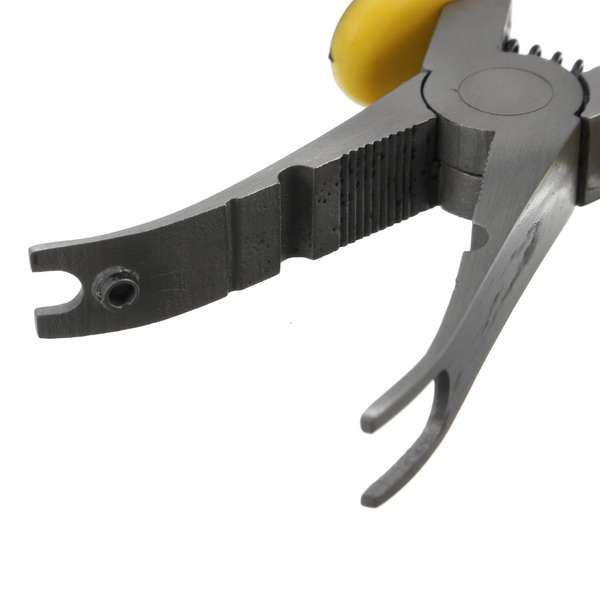 5.5 Inch Steel Head Upgrade Precision Universal Ball Nose Link Pliers Tool (Color black&yellow)