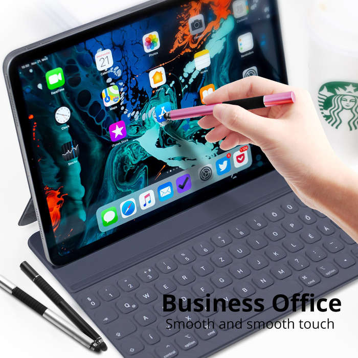 FONKEN Stylus Pen Universal 2 In 1 High Sensitive Double-Headed Capacitive Pen Touch Screen Stylus D