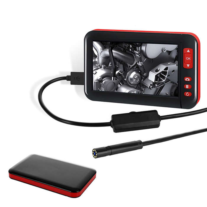 4.3 Inch Mini Endo-scope Camera 1080P USB Cable Inspection Camcorder for Auto Repair In (Length 10M)