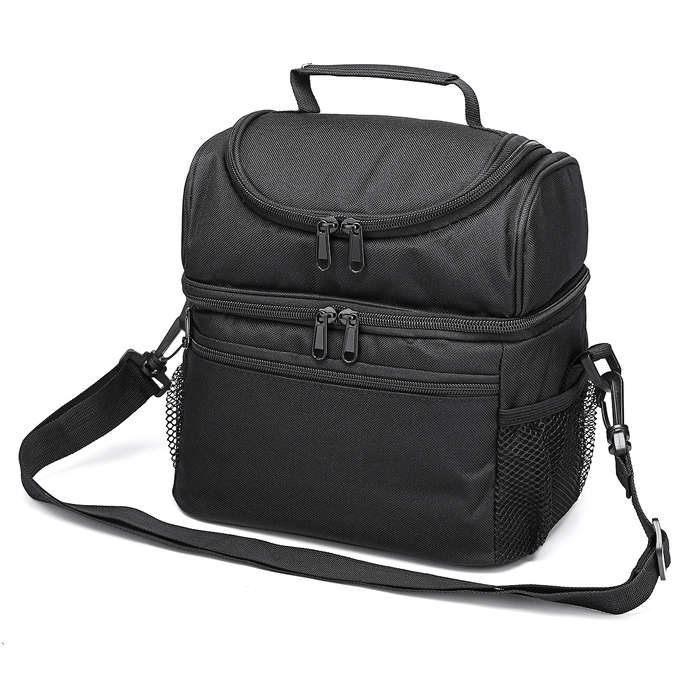Waterproof Insulated Thermal Cooler Lunch Box Carry Tote Work Case Storage Bag (Color Blue)